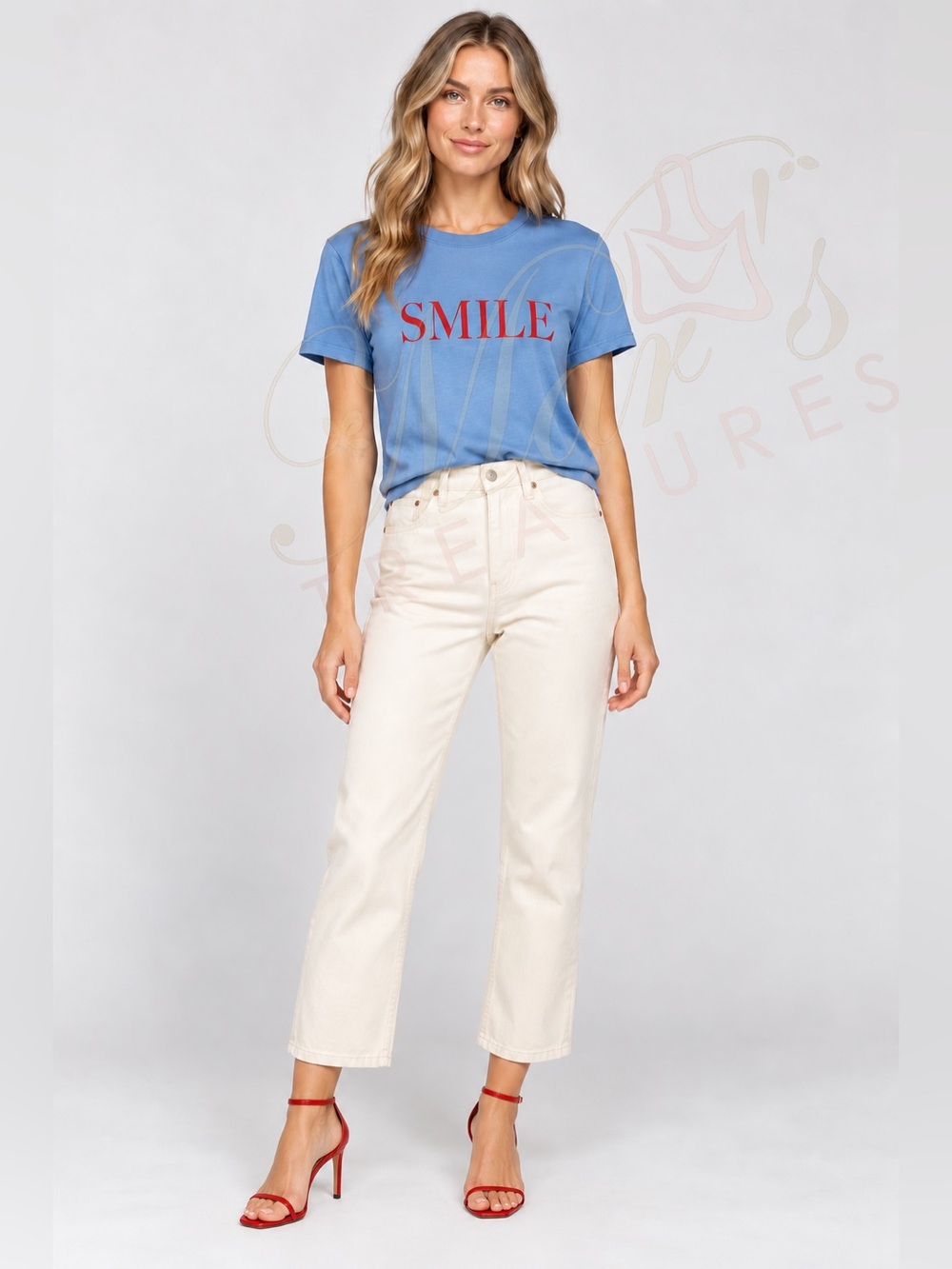 NWT Sub_Urban Smile Graphic Loose Tee Shirt